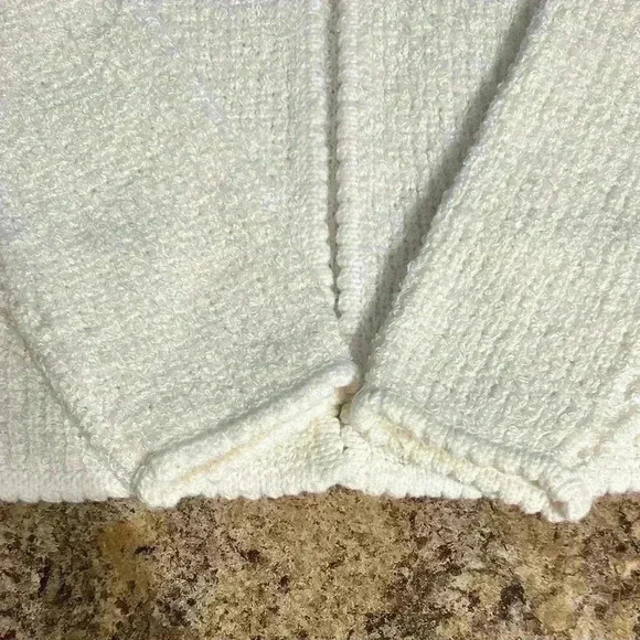 Stitch Works Womens Large White Cardigan Sweater No Buttons Or Zipper EUC - Picture 12 of 15